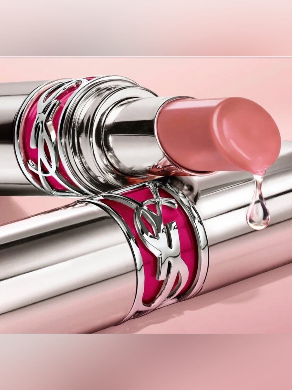 YSL Loveshine Candy Glaze Lip Gloss Stick in Showcasing Nude - Picture 10 of 12